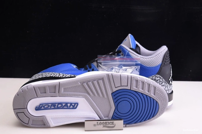 Rep LUCY Retro - Royal' Jordan 3 Air 400 CT8532 'Varsity 0709